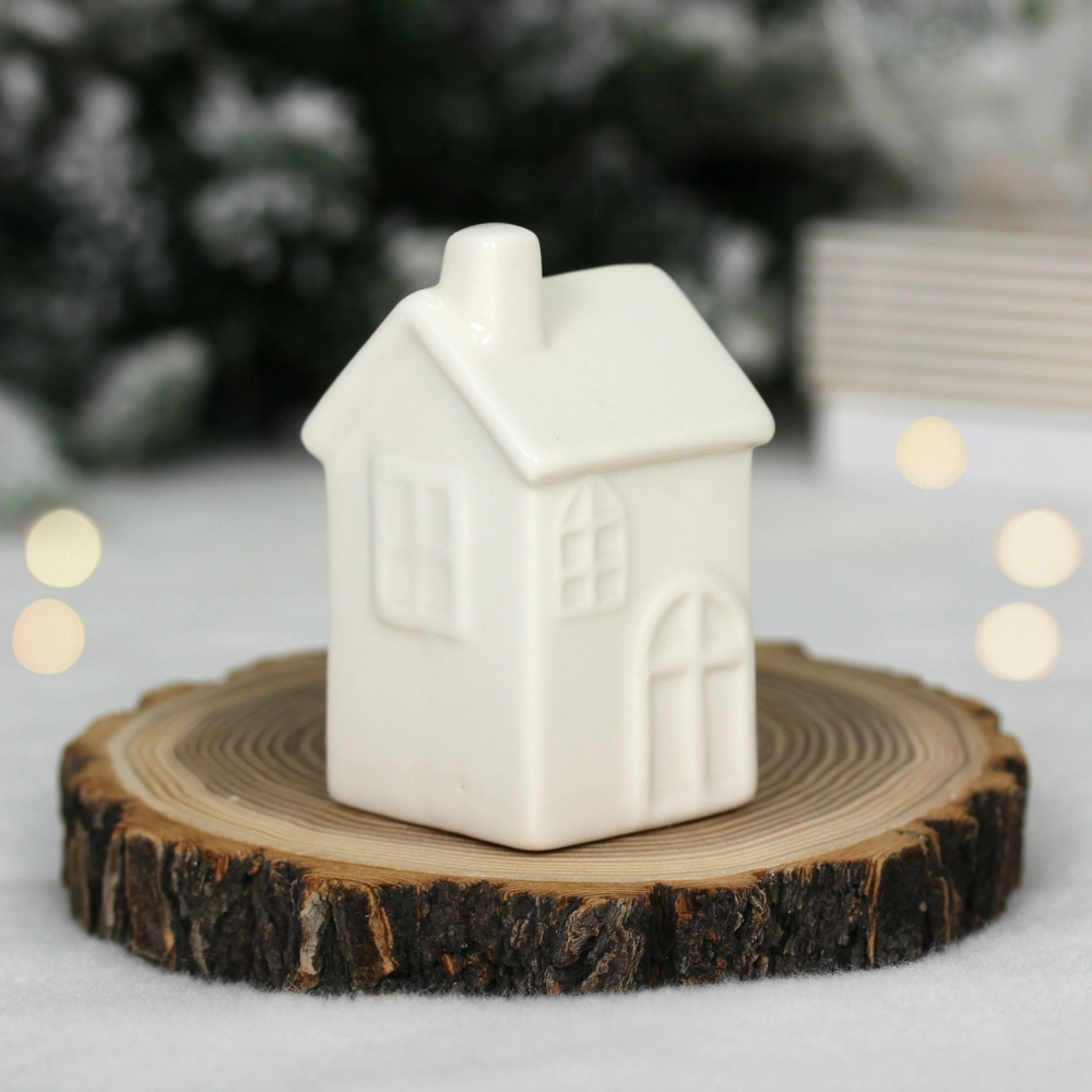 Украшение новогоднее GLOSS «Мой домишко» 3.5*4*6 см, Белый