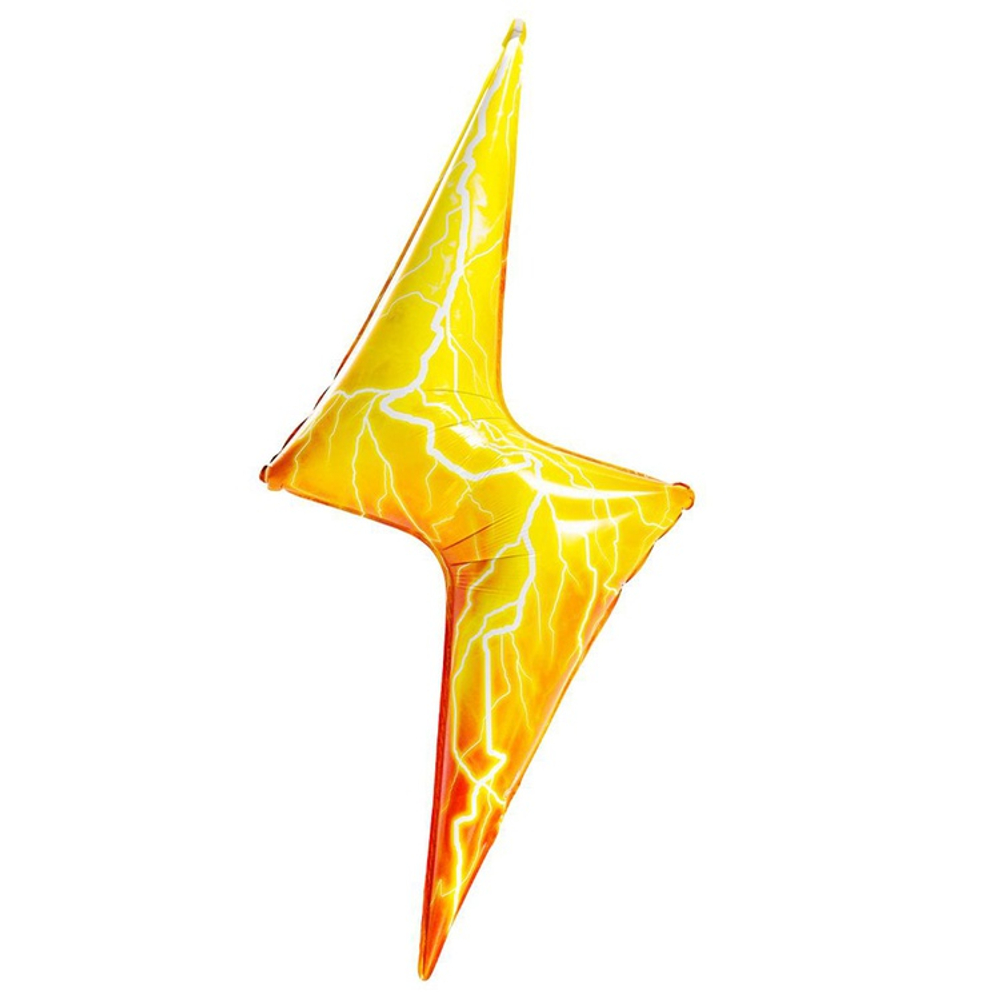 Шар Фольгированный Молния (Желтый)