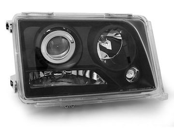 Передние фары Mercedes E W124 black