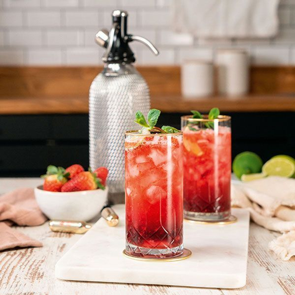 Сифон для содовой «Содамэйкер»;сталь нерж.,пластик;1л;,H=35см;прозр. (Цвет: прозрачный)