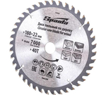 ДИСК ПИЛЬНЫЙ SPARTA ПО ДЕРЕВУ 40 ЗУБЬЕВ 180Х22ММ 732425