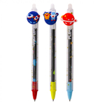 Ручка гелевая пиши-стирай Alingar, автомат,"Космос", 0,5 мм, синяя, круглый, пластиковый корпус, карт. уп.