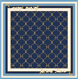 Платок двойной печати 88x88 см AV-HA33901