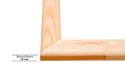 Деревянная рама 40x90 для картин на подрамнике сеч. 30x16