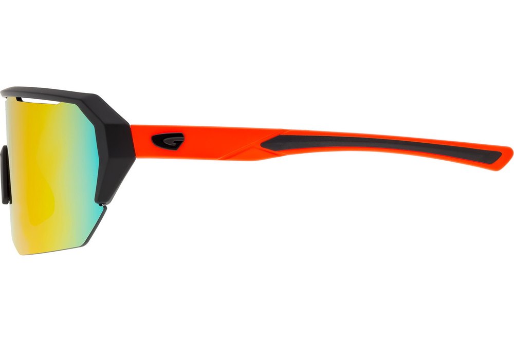 Спортивные очки GOG Bragi / Matt Black-Neon Orange / Red Lens