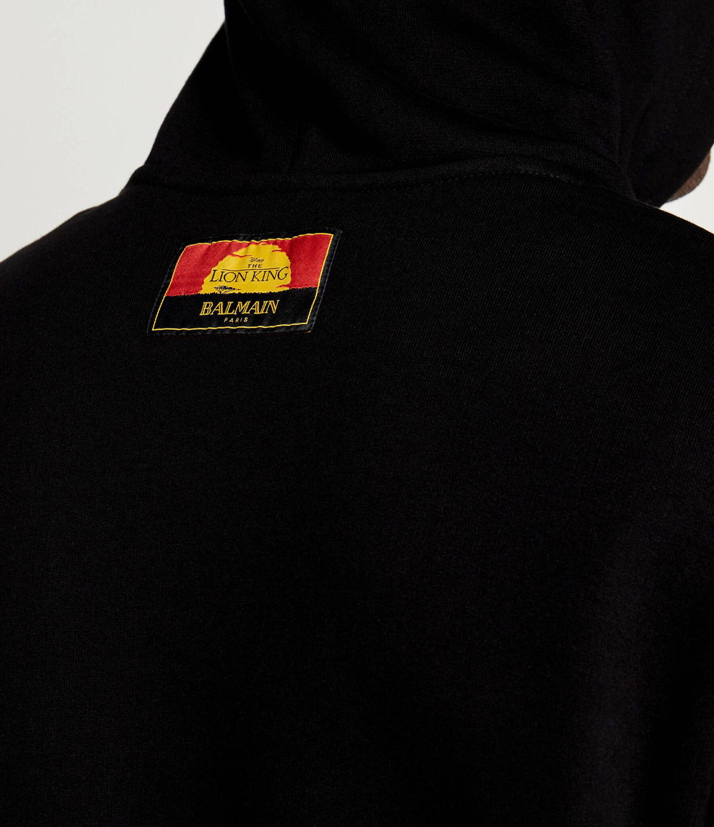 Худи BALMAIN X LION KING Balmain - черный(DHAJT047 GD89)