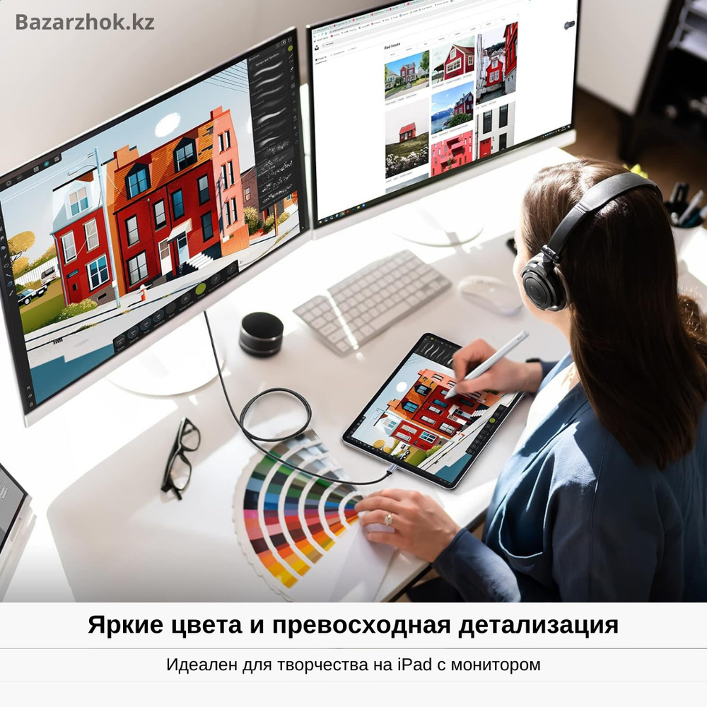 Кабель USB 3.1 Type C на HDMI 1.5m, UGREEN 50570