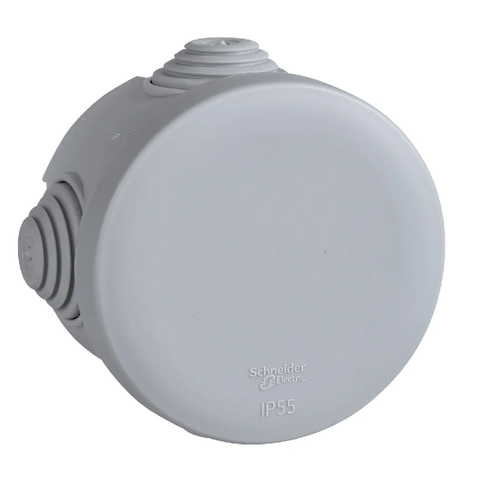 SCHNEIDER Коробка распределительная ОУ 65х40 4 ввода с крышкой защ.креп.винты