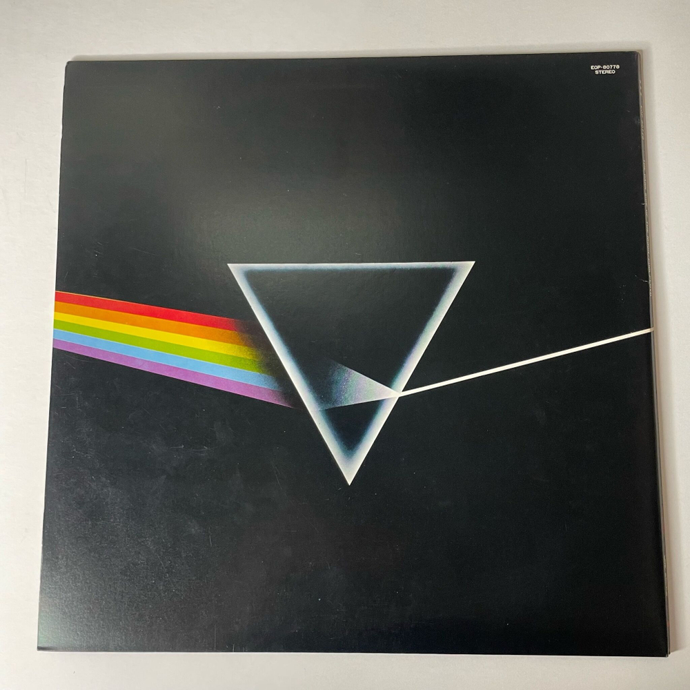 Винтажная виниловая пластинка LP Pink Floyd The Dark Side Of The Moon (Japan 1973) (No Obi) (Буклет, Плакат, Открытка) 1 Пресс