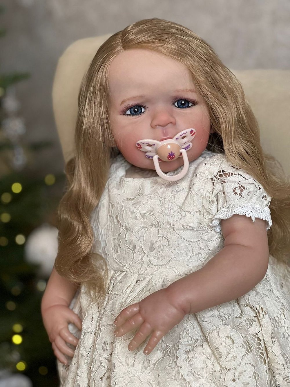 Кукла Реборн мягконабивная 60см в пакете (FA-609)