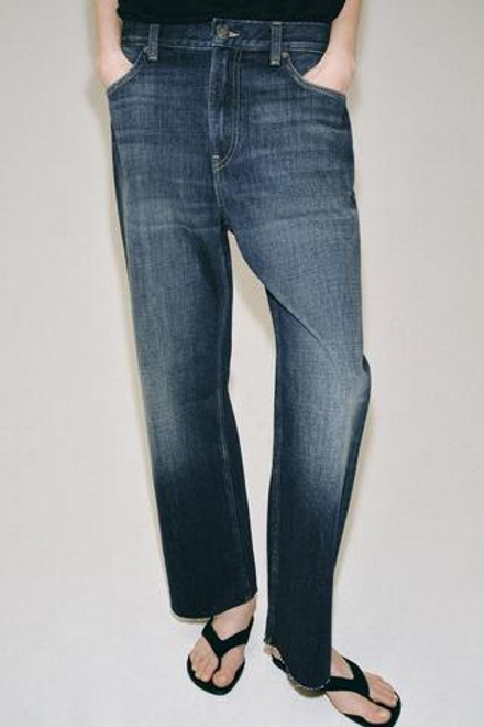 ZARA ДЖИНСЫ ZW COLLECTION LOOSE С НИЗКОЙ ПОСАДКОЙ, СИНИЙ