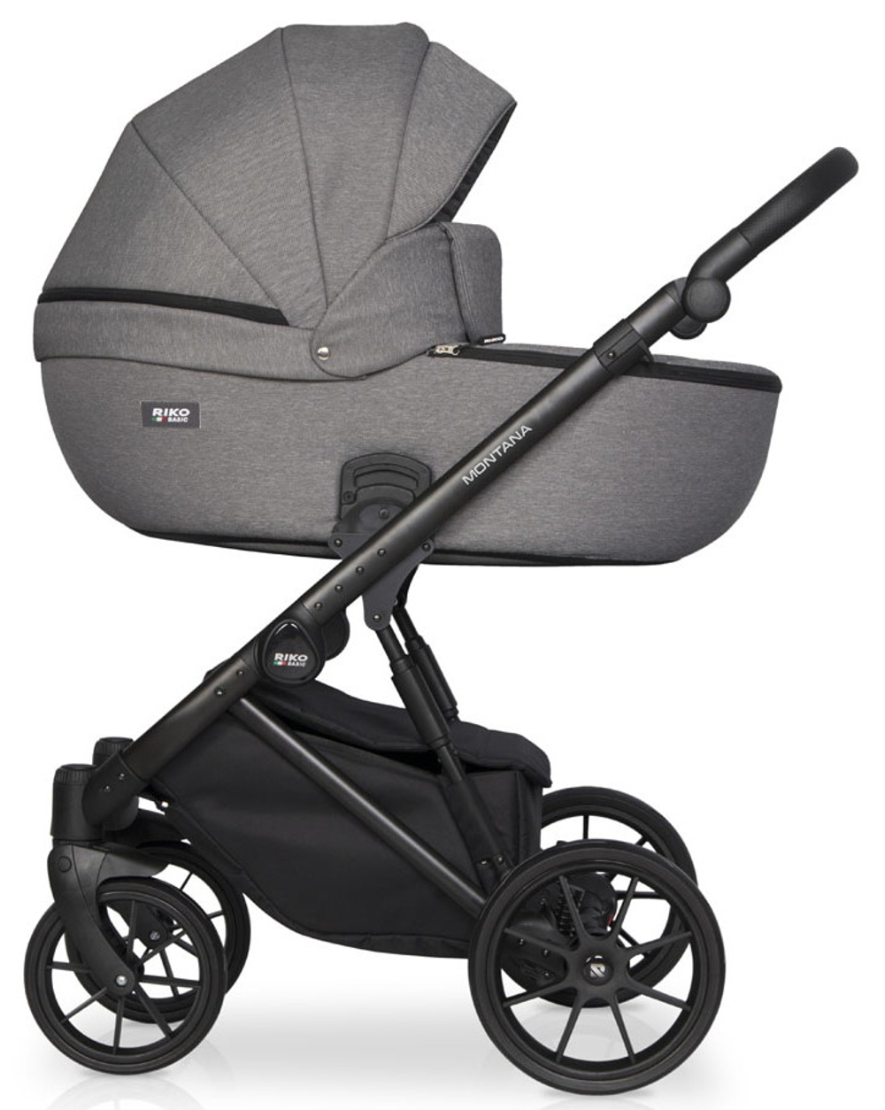 Детская коляска Riko Basic Montana 2 в 1 04 графит