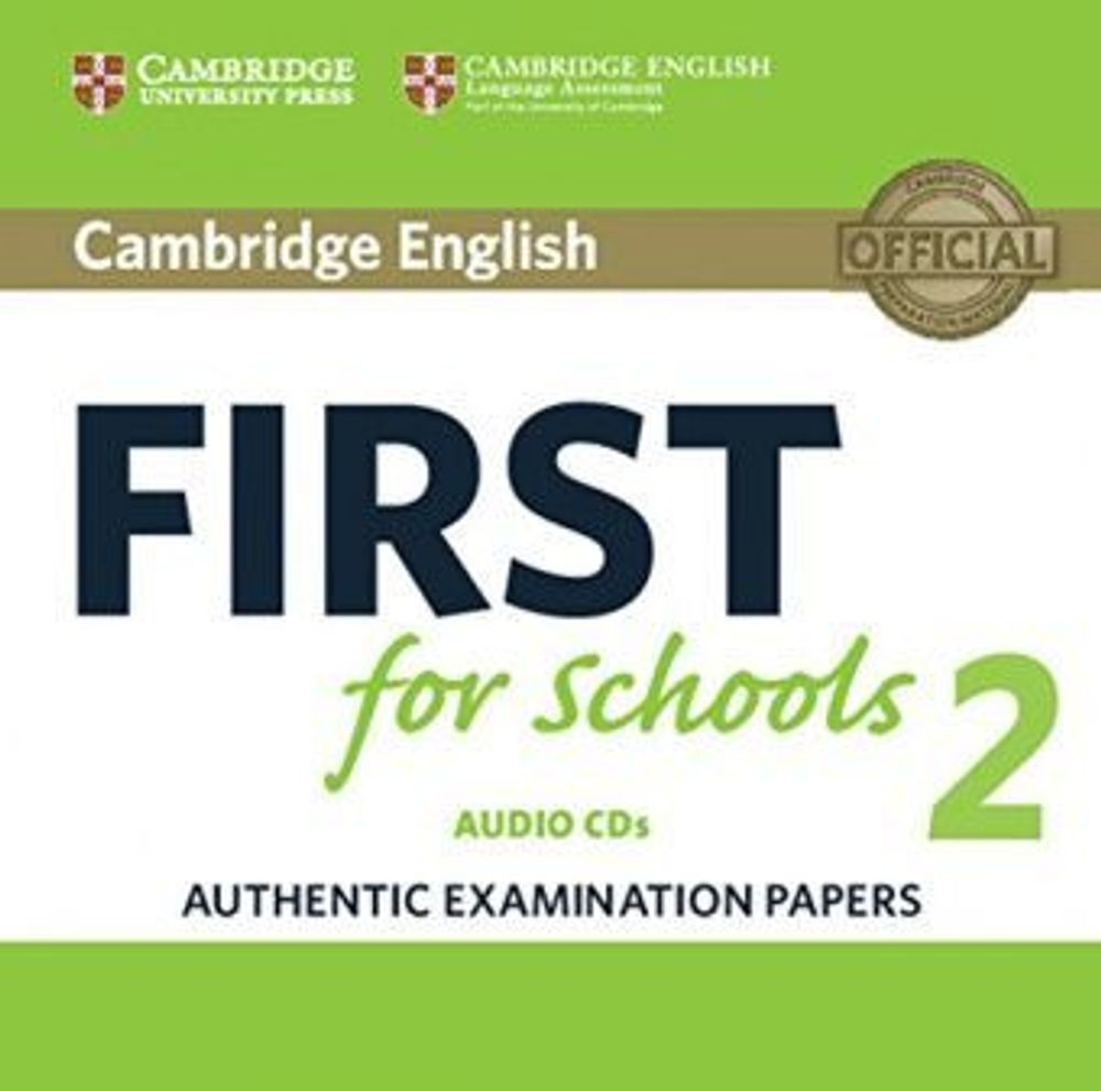 Cambridge English First for Schools 2 Audio CDs (2)