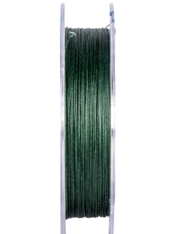 Шок-лидер плетёный Feeder Concept Flat Method х8 SHOCK LEADER Dark Green 100м, 0.25мм