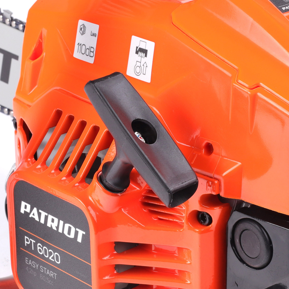 Пила цепная бензиновая PATRIOT PT 6020  60,5 см3  4,2лс  20"/50см 0,325 -1,5- 76зв