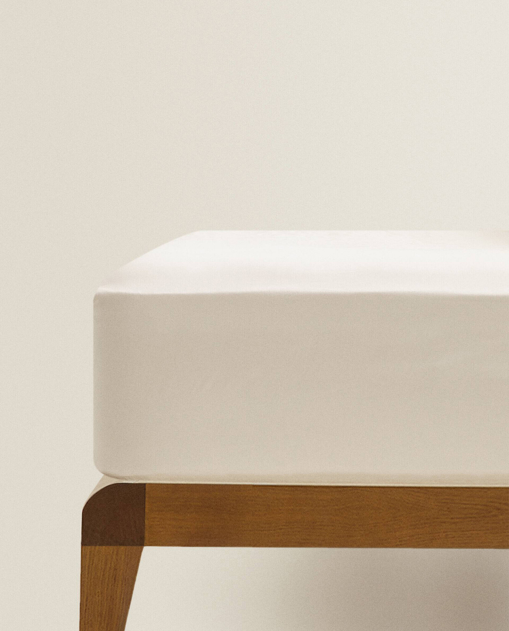 ZARA HOME (300 НИТЕЙ) ПРОСТЫНЯ ИЗ ХЛОПКА, БЕЖЕВЫЙ