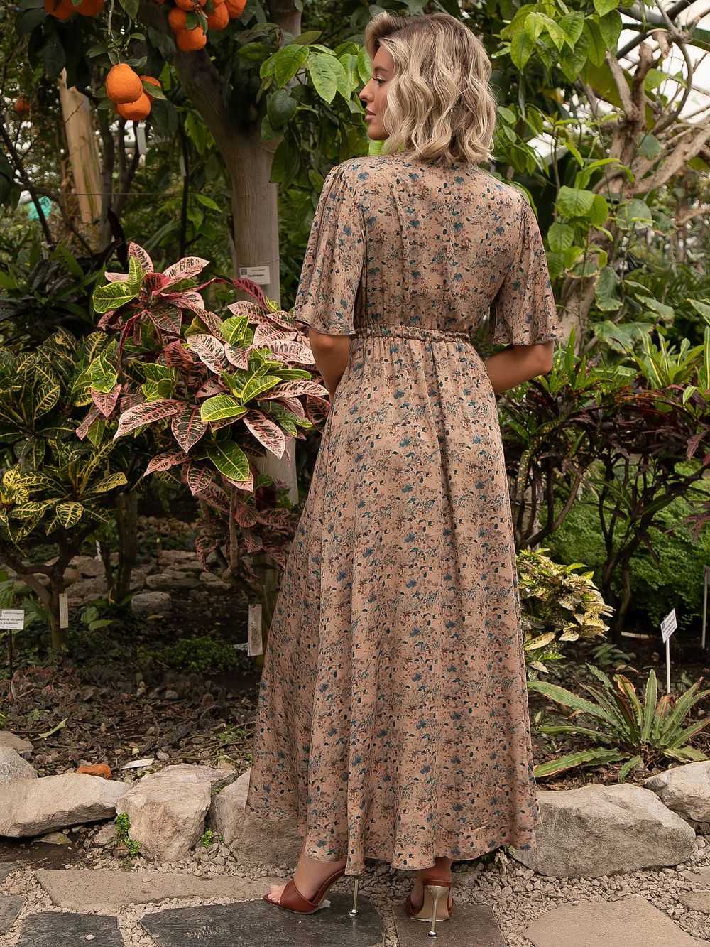 Платье Летняя грация (беж) П15607-1М LT Collection