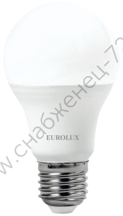 Лампа светодиодная LL-E-A60-15W-230-6K-E27 (груша, 15Вт, холод., Е27) Eurolux