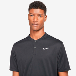 Мужское теннисное поло Nike Dri-Fit Blade Solid Polo Men - Black