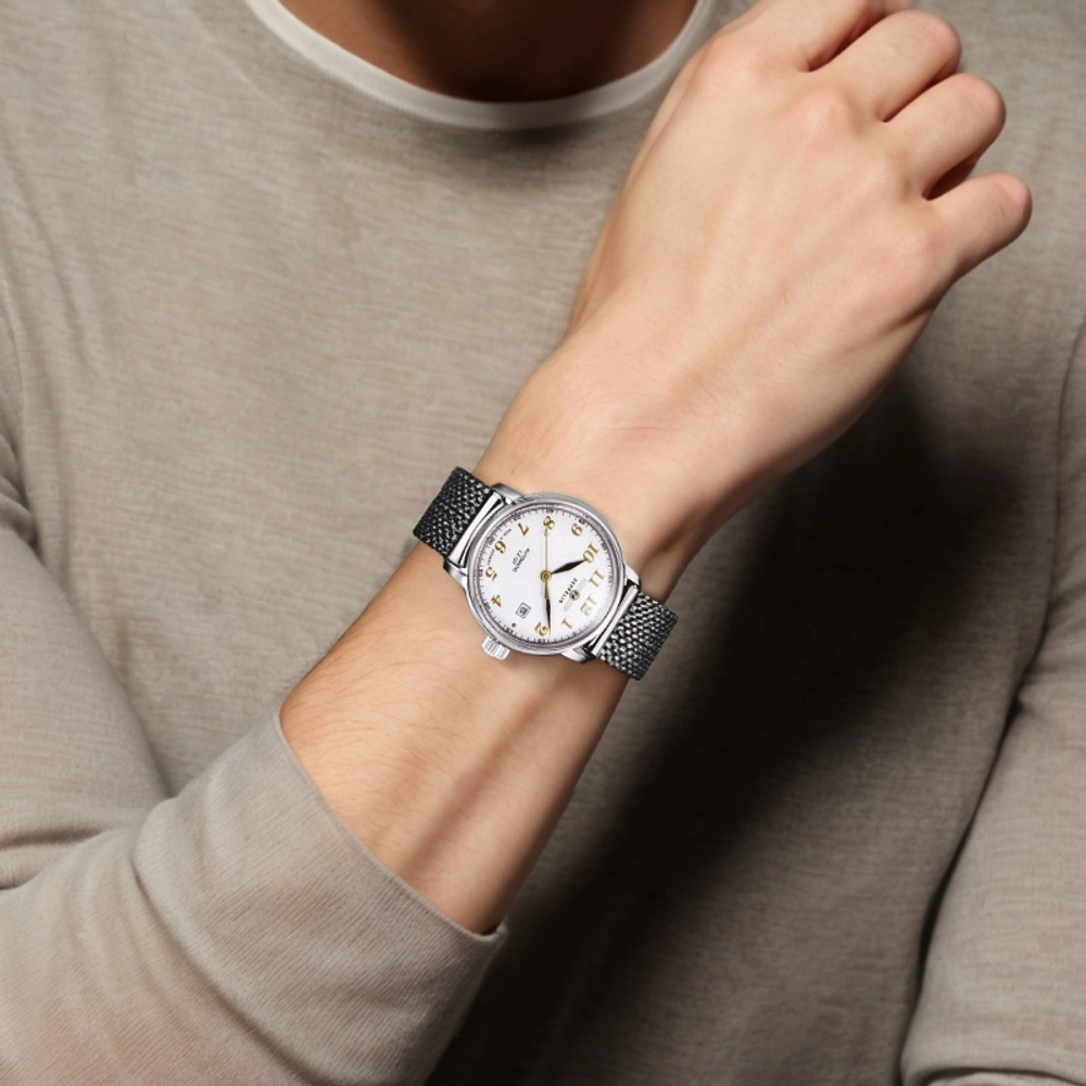 ZEPPELIN Automatic Mechanical Movement 50 meter Water Resistance Men"s Watches Watch White Dial