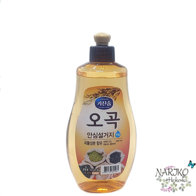 Увлажняющее средство для мытья посуды, овощей и фруктов в холодной воде MUKUNGHWA 5 злаков, 500 мл.