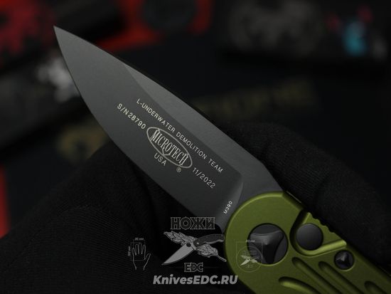 Автоматический нож Microtech LUDT 135-1OD с клинком из стали M390, рукоять 6061 T-6 Aluminium