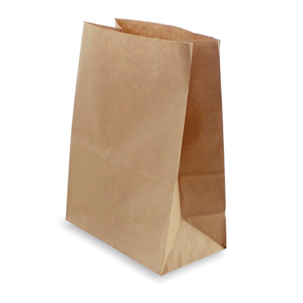 Пакет бум 320х340х200 ПЛОСКОЕ ДНО КРАФТ/100шт/500