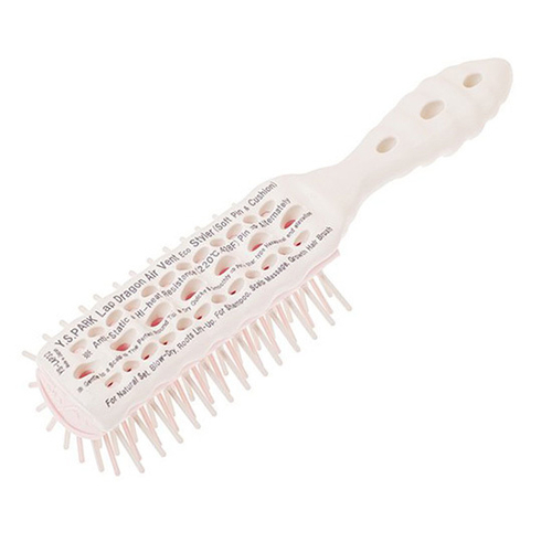 Щетка для укладки волос 9 рядов Y.S. Park Dragon Air Vent Styler White-Pink mix YS-LAP32