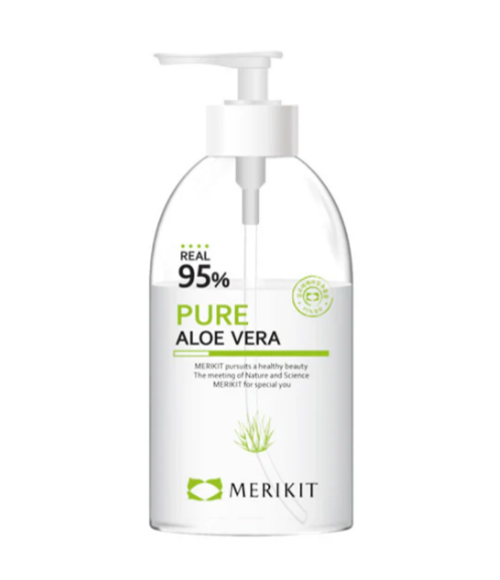 MERIKIT Увлажняющий гель с алоэ вера - Pure Aloe Vera -95%, 500 мл