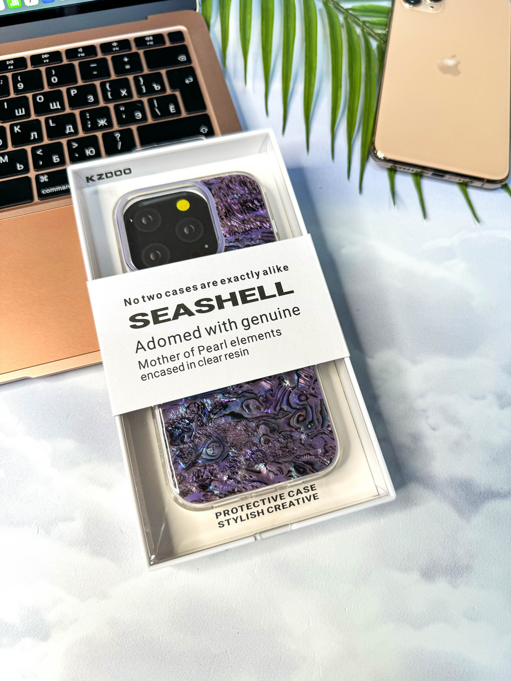 Чехол для IPhone 15ProMax KZDOO Seashell