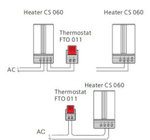 Калорифер для оборудования PTC CS060-50W, AC/DC 120-240V