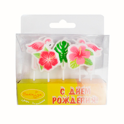 РАСПРОДАЖА Свечи ФЛАМИНГО (5шт в уп, 3см)