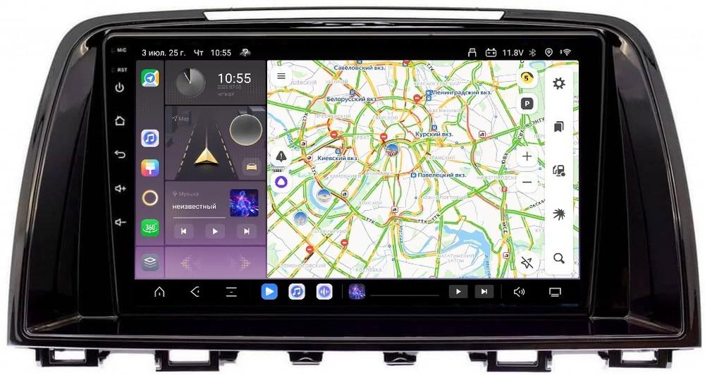 Магнитола для Mazda 6 2012-2014 - Carmedia OL-9580 QLed, Android 13, TS20, CarPlay, SIM-слот