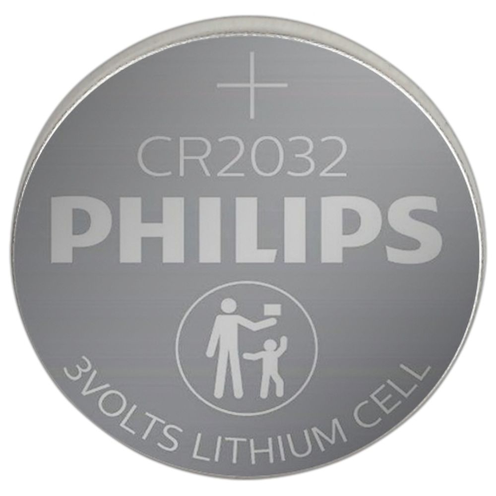 Батарейки Philips CR2032P5/51 литиевые 1х5шт. CR2032-1BL (5/100/1000/78000) | Philips