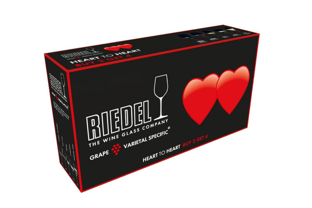 Набор из 4-х бокалов для вина Heart to Heart Chardonnay 670 мл Riedel