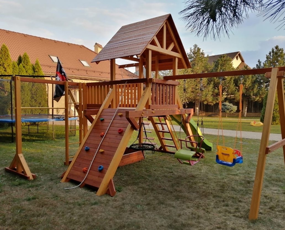 Деревянный игровой комплекс Савушка Lux - 6