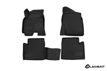 Коврики 3D в салон CHERY Tiggo 3, 2017-&gt;, 4 шт. (полиуретан)