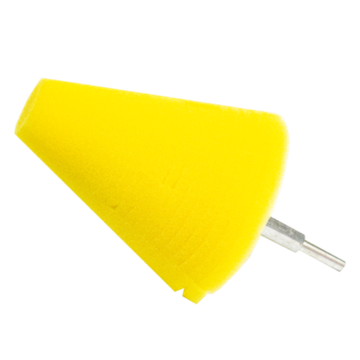 А302 Polishing Cone YELLOW 100 мм - Конусный твердый полировальник (желтый)