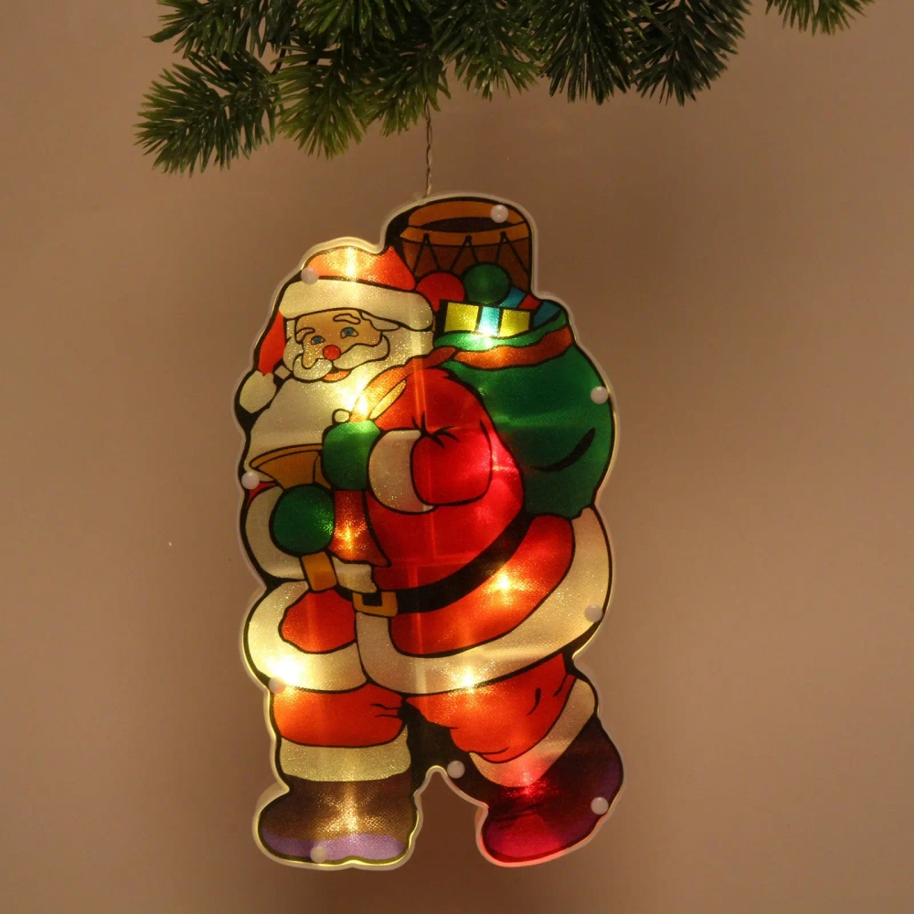 Фигура светодиодная «Дед Мороз» 15*26 см (батарейки 3 ААА), 1 режим