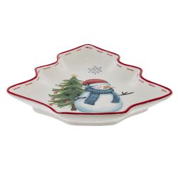GAEM Блюдо "Веселый Новый год", L25 W24,5 H3 см