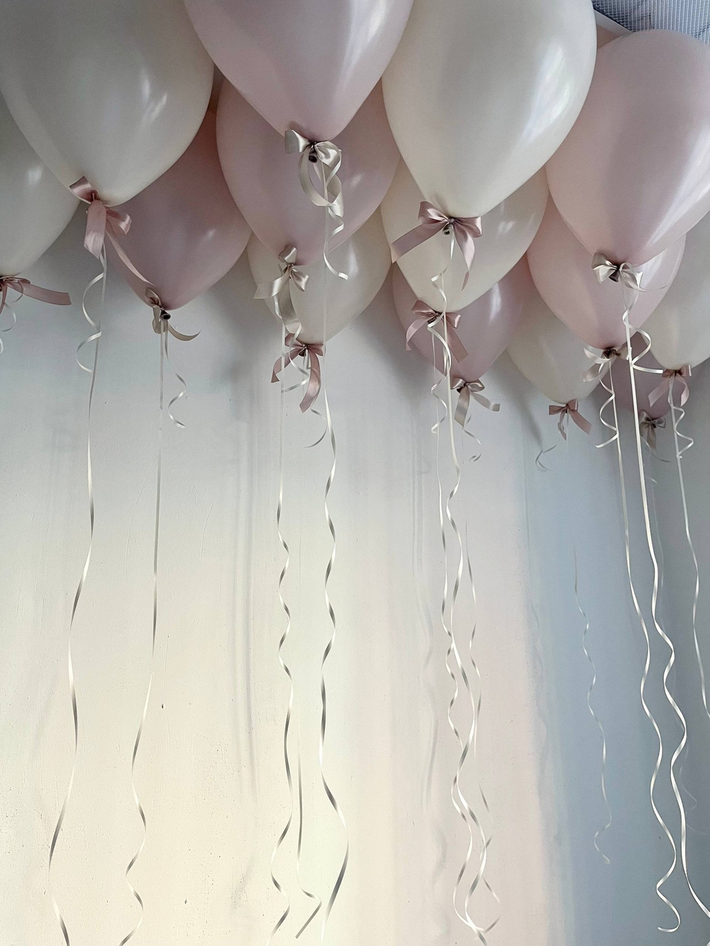 Воздушные шары под потолок песок/пыльная роза №3583