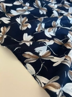 Ткань штапель для шитья 1 м плательная летняя вискозная