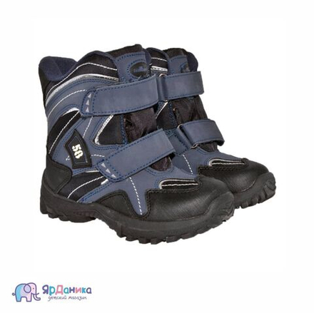 Зимние ботинки Милтон сине-черные 27219-TQ