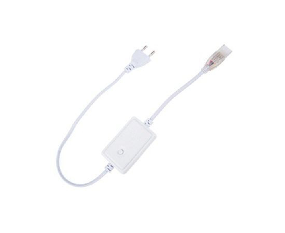 Ecola LED strip 220V RGB контроллер (IP20) 200W 0,9A для ленты 220V 16x8 IP68 с кнопкой переключения режимов