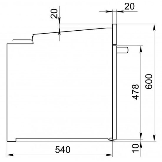 Электрический духовой шкаф Kuche AGM 167 W