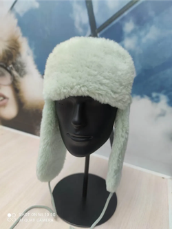 Ушанка теплая, зеленая, SilverFox