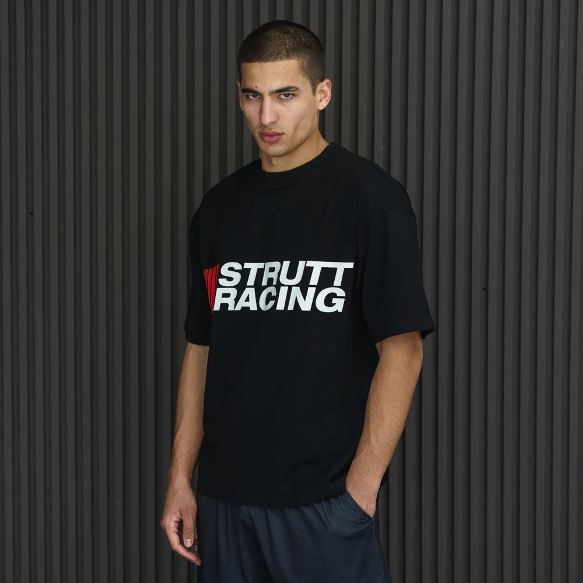 Футболка STRUTT Racer Oversized Black
