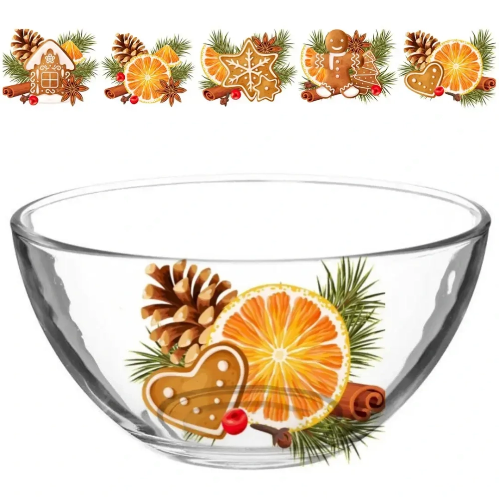 Салатник 250мл «Со вкусом праздника» 5 видов