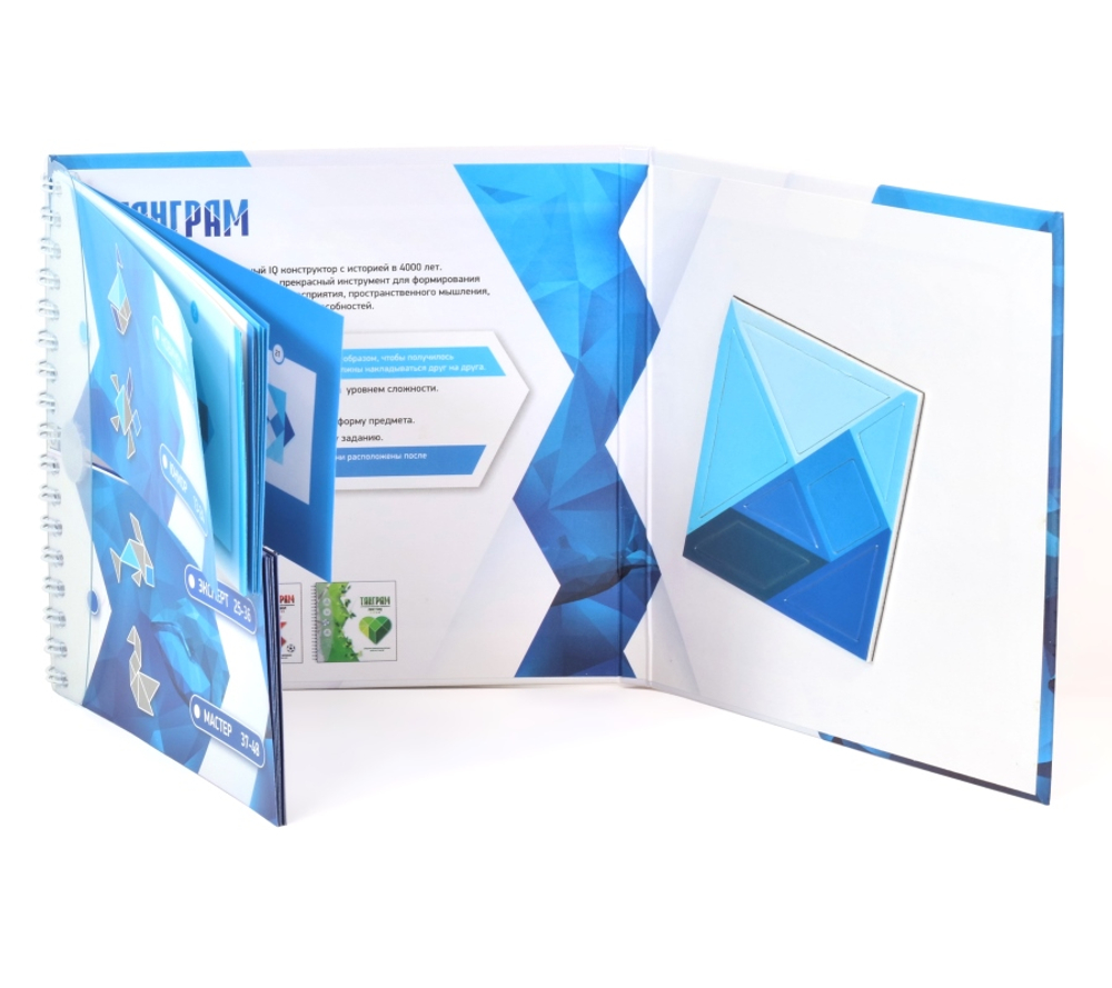 Игра магнитная головоломка Танграм Квадрат