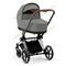 Коляска для новорожденных Cybex Priam IV Mirage Grey шасси Chrome